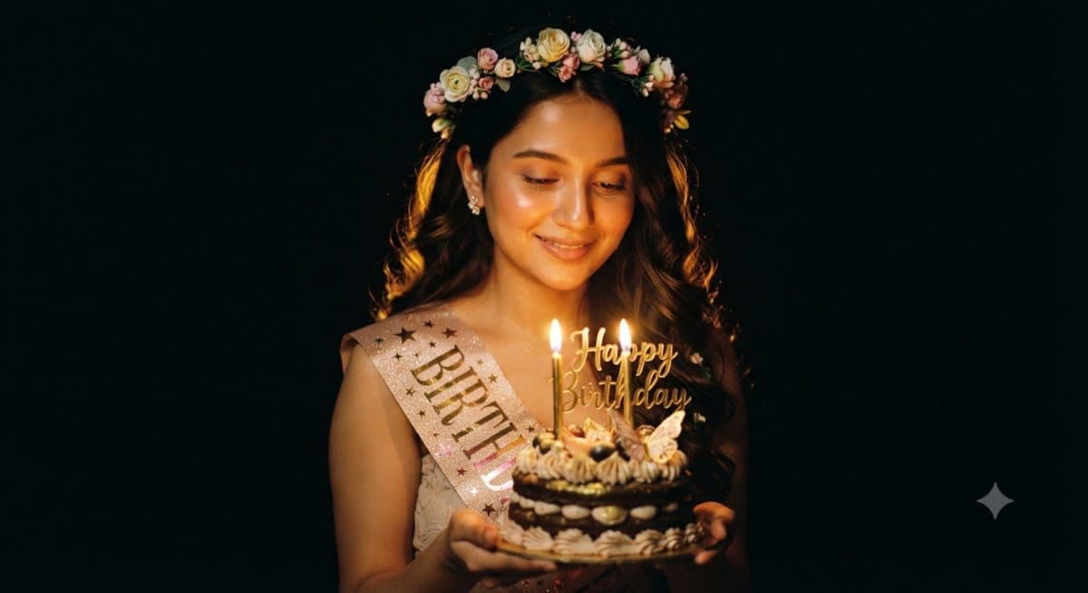 Candlelight Birthday Copy Paste Prompt for AI Photos created with Gemini