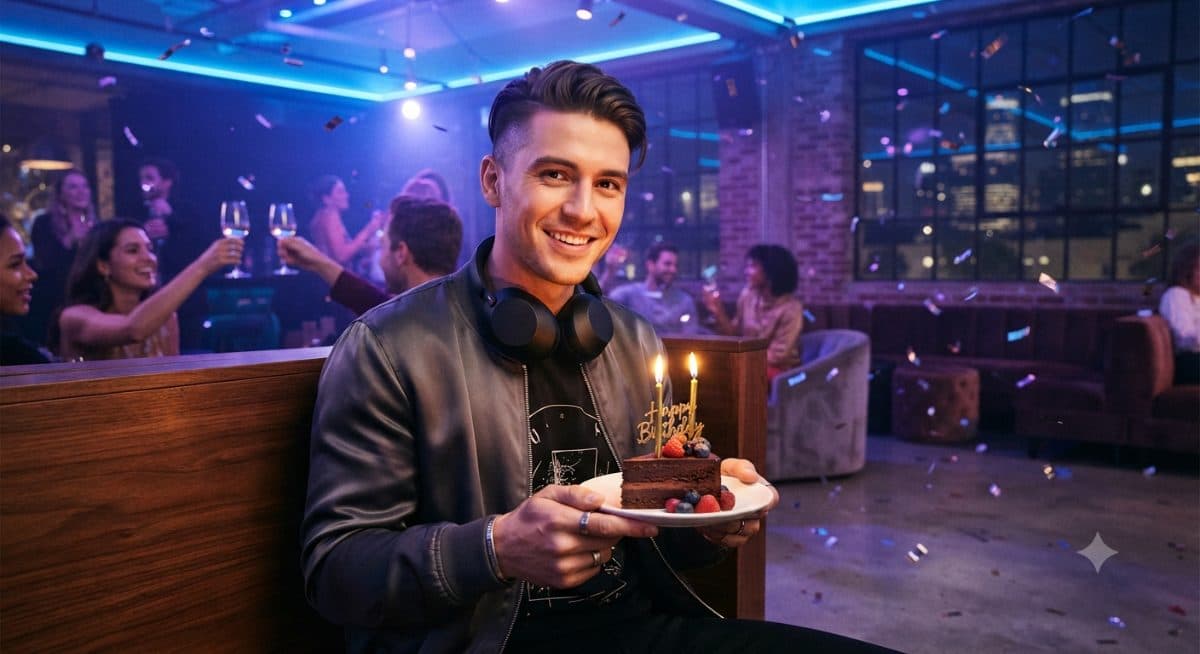 Birthday Party Man Copy Paste Prompt for AI Photos created with Gemini